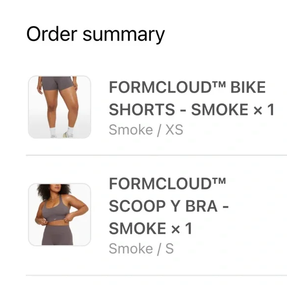SET Active Bra and Leggings formcloud Set in smoke (Mauve Brown) - Picture 4 of 4